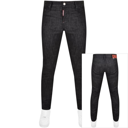 DSQUARED2 Skater Slim Fit Jeans Black | Mainline Menswear United States